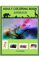 Adult Coloring Book Animals