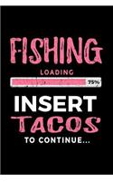 Fishing Loading 75% Insert Tacos To Continue