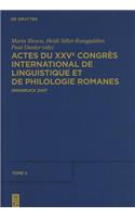 Actes Du Xxve Congrès International de Linguistique Et de Philologie Romanes. Tome II