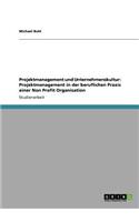 Projektmanagement und Unternehmenskultur: Projektmanagement in der beruflichen Praxis einer Non Profit Organisation