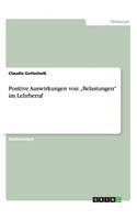 Positive Auswirkungen von 