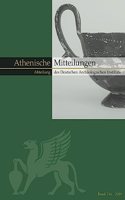Mitteilungen Des Deutschen Archaologischen Instituts, Athenische Abteilung