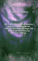 Die Fabeln Des Erasmus Alberus