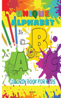 Unique Alphabet Coloring Book For Kids