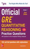 OFFICIAL GRE QUANTITATIVE REASONING PRACTICE QUES.VOL.1