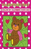 valentine's day color by numbers for kids: 30+ Cute & beautiful paint by numbers coloring pages for kids and toddlers