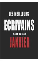 Les Meilleurs Ecrivains sont nés en Janvier carnet de notes