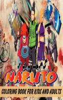 Naruto Coloring Book For Kids And Adults