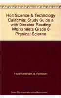 Study Guide a with Directed Reading Worksheets Grade 8