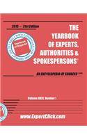 Yearbook of Experts -- 31st Edition - 2015