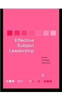Effective Subject Leadership
