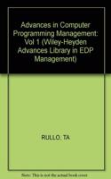 Advances in Computer Programming Management
