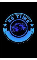 RC Time: Versatile Journal with RC Cars and Trucks theme on the cover.