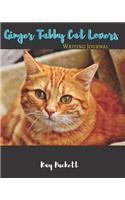 Ginger Tabby Cat Lovers Writing Journal