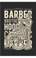 Classic Barber Notebook: 6x9inch Classic Barber blank Notebook College-ruled