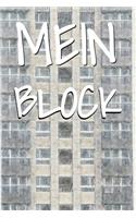 Mein Block: Lustiges Kariertes Retro Graffiti Notizbuch für Freunde Kollegen Kumpel Geburtstag Geschenk Weihnachten I z.B. als cooles Mathebuch Heft Konzeptbuch