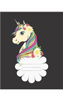 Pretty Notebook for Unicorn Lovers. Blank Ruled Journal: (1 Cool Covers: Blank Lined School Note Book)