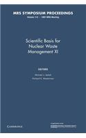 Scientific Basis for Nuclear Waste Management XI: Volume 112