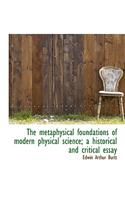The metaphysical foundations of modern physical science; a historical and critical essay