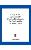 Konigl. Kath. Gymnasium In Gleiwitz