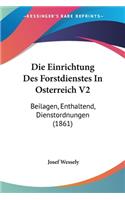 Einrichtung Des Forstdienstes In Osterreich V2