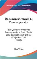 Documents Officiels Et Comtemporains