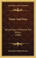 Times And Days