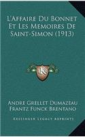 L'Affaire Du Bonnet Et Les Memoires De Saint-Simon (1913)