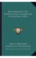 Beschreibung Des Koniglichen Landhauses Rosenstein (1831)