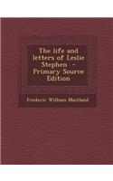 The Life and Letters of Leslie Stephen