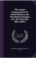 Longer Commentary of R. David Kimhi on the First Book of Psalms (I-X, XV-XVII, XIX, XXII, XXIV)