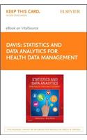 Statistics & Data Analytics for Health Data Management - Elsevier eBook on Vitalsource (Retail Access Card)