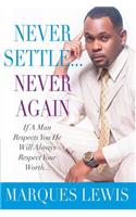 Never Settle Never Again