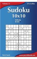Sudoku 10x10 - Difficile - Volume 11 - 276 Grilles