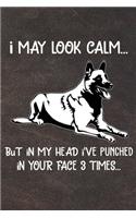I May Look Calm But In My Head I've Punched In Your Face 3 Times