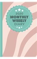 2020 Monthly Weekly Diary