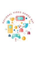 National Video Games Day: 6x9 120 pages blank - Your personal Diary