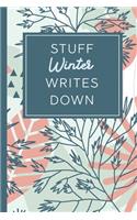 Stuff Winter Writes Down