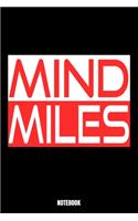 Mind Miles Notebook: Running Notizbuch A5 linierte 110 Seiten, Notizheft / Tagebuch / Reise Journal, perfektes Geschenk für Sie, Ihre Familie und Freunde gedacht, die ge