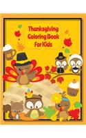 Thanksgiving Coloring Book For Kids