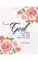 God is within her she will not fall