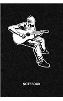 Notebook: Guitar Player Note Book Grid-lined 6x9 - Instruments Journal A5 Gridded - Instrumentalist Planner Rock Music 120 Pages SQUARED - Guitarist Diary Gui