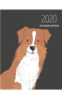 2020 Australian Shepherd: Dated Weekly Planner With To Do Notes & Dog Quotes - Australian Shepherd Red Tri(5 Awesome Calendar Planners for Dog Owners Dark)