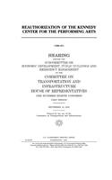 Reauthorization of the Kennedy Center for the Performing Arts