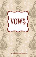 Vows Small Size Blank Journal-Wedding Vow Keepsake-5.5