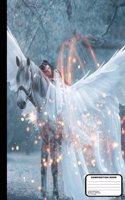 Magical Princess and Flying Unicorn Composition Notebook - College Ruled 200 Pages / 100 Sheets, 8-1/2