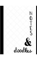 Notes & Doodles: Hybrid Bujo Dot Grid Paper Journal Weekly Planner Journal Habit Tracker Doodle Notebook