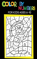 Color By Numbers for Kids Ages 6-10