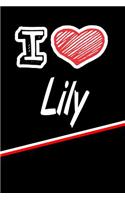 Lily: I Love Name Writing Journal