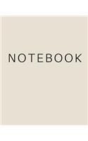 Notebook - Primary Journal: (8 x 10) Writing Journal, 100 Pages, Smooth Matte Cover